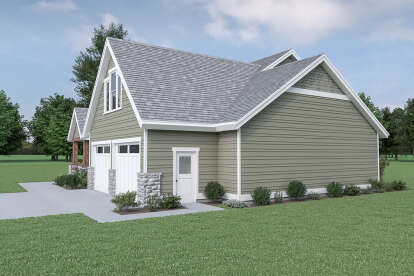Craftsman House Plan #2464-00077 Elevation Photo