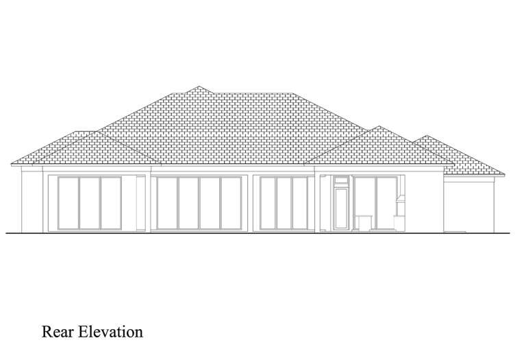 Contemporary House Plan #207-00106 Elevation Photo