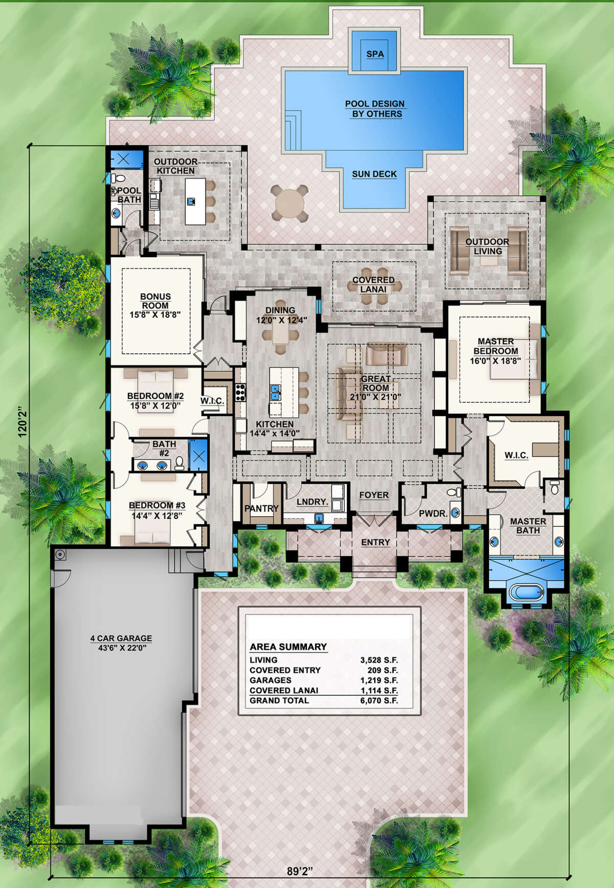 Main Floor  for House Plan #207-00106