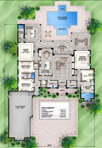 House Plan House Plan #28420 Drawing 1