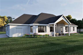 Craftsman House Plan #6422-00045 Elevation Photo