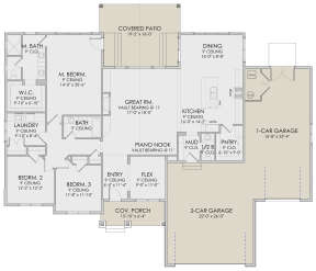 Main Floor  for House Plan #6422-00045