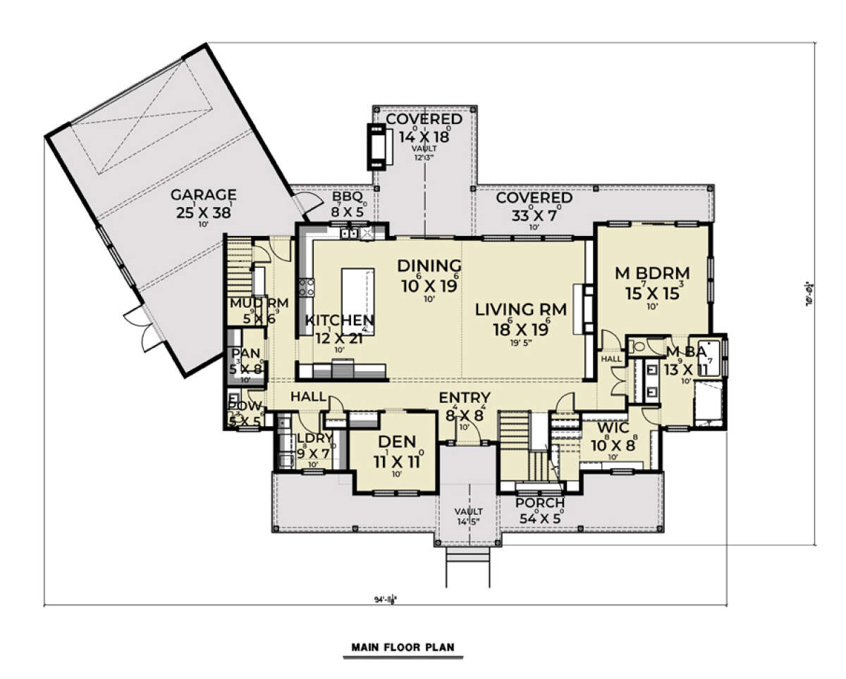 Main Floor  for House Plan #2464-00078