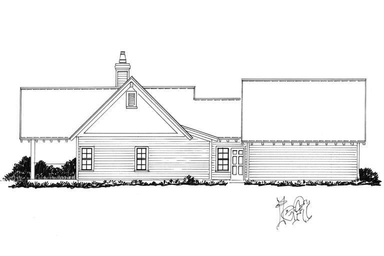 Craftsman House Plan #1907-00060 Elevation Photo