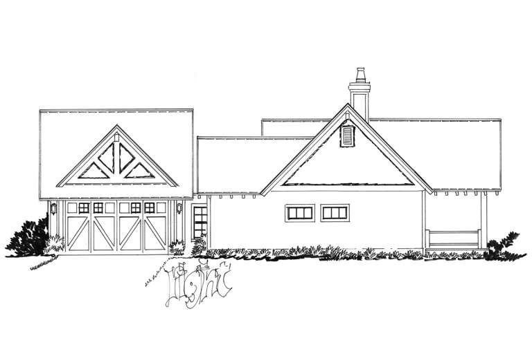 Craftsman House Plan #1907-00060 Elevation Photo