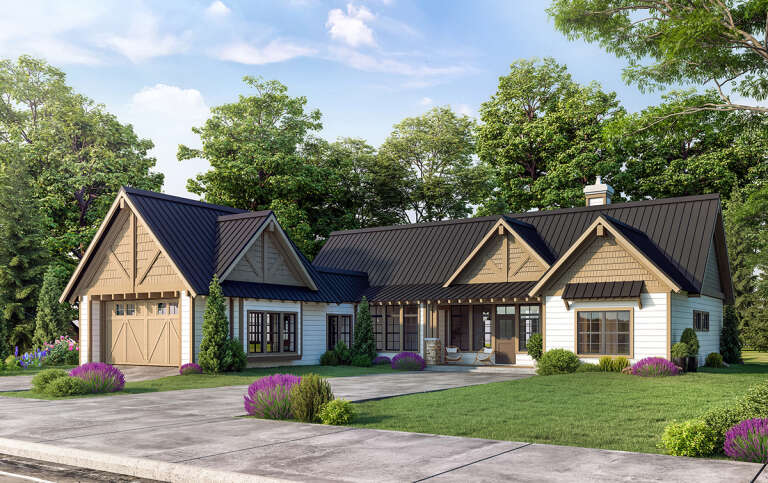 Craftsman House Plan #1907-00060 Elevation Photo