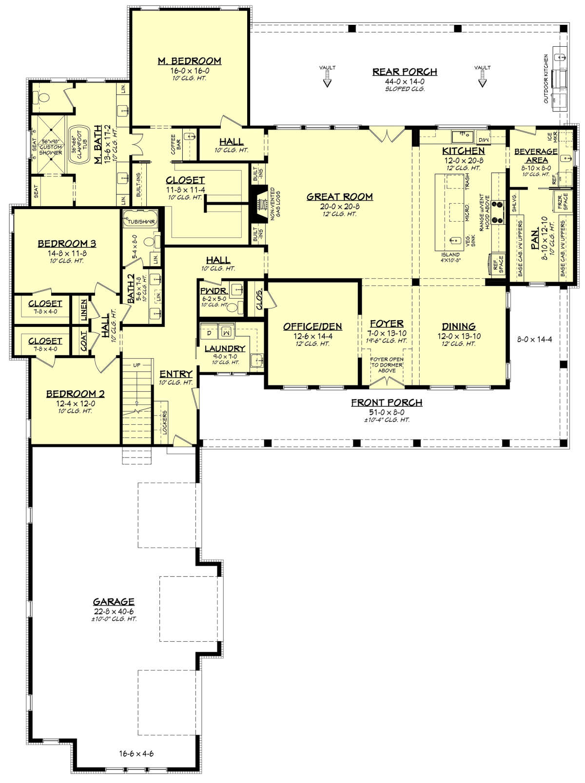 Main Floor  for House Plan #041-00321