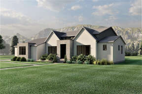 Modern House Plan #6422-00047 Elevation Photo