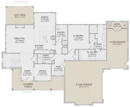 House Plan House Plan #28427 Drawing 1