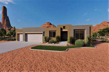 Southwest House Plan #6422-00050 Elevation Photo