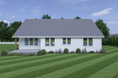 Modern Farmhouse House Plan #2464-00079 Elevation Photo