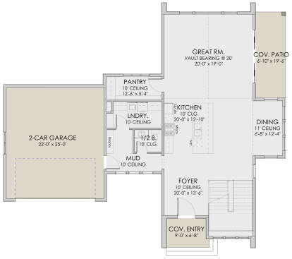 Main Floor  for House Plan #6422-00052