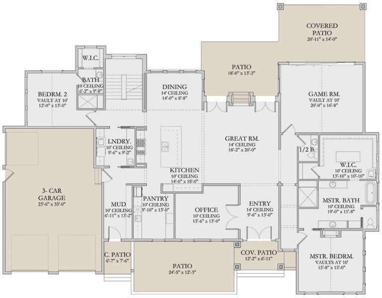 House Plan House Plan #28434 Drawing 1