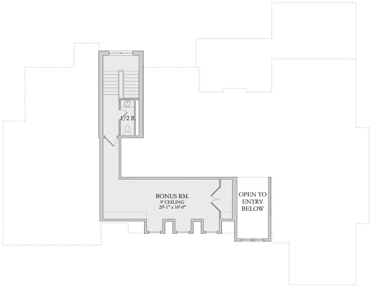 Second Floor for House Plan #6422-00053
