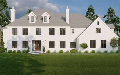 European House Plan #8318-00320 Elevation Photo