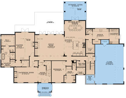 Main Floor  for House Plan #8318-00320
