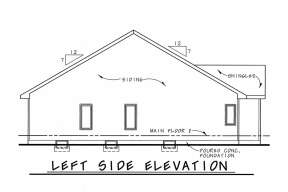Traditional House Plan #402-01773 Elevation Photo