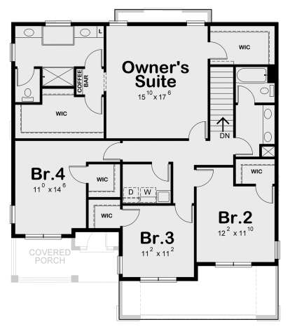 Second Floor for House Plan #402-01774