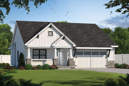 House Plan House Plan #28439 Angled Front Elevation
