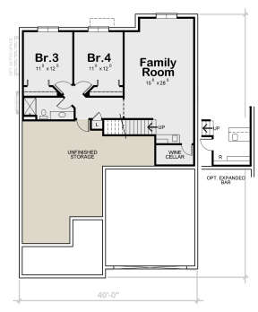 Basement for House Plan #402-01775