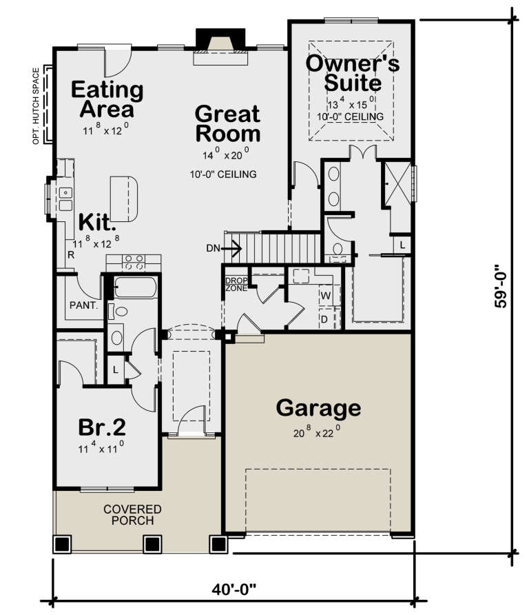 House Plan House Plan #28440 Drawing 1