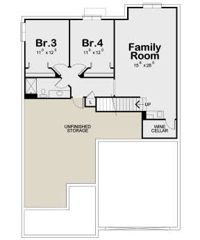 Basement for House Plan #402-01776