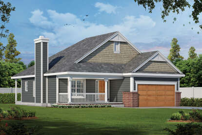 House Plan House Plan #28441 Angled Front Elevation
