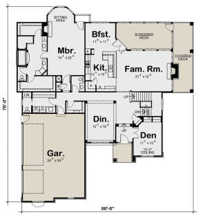 Main Floor  for House Plan #402-01778