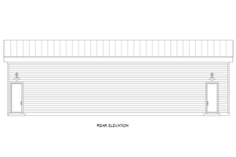 Modern House Plan #940-00706 Elevation Photo