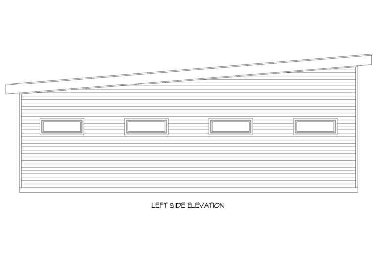 Modern House Plan #940-00706 Elevation Photo