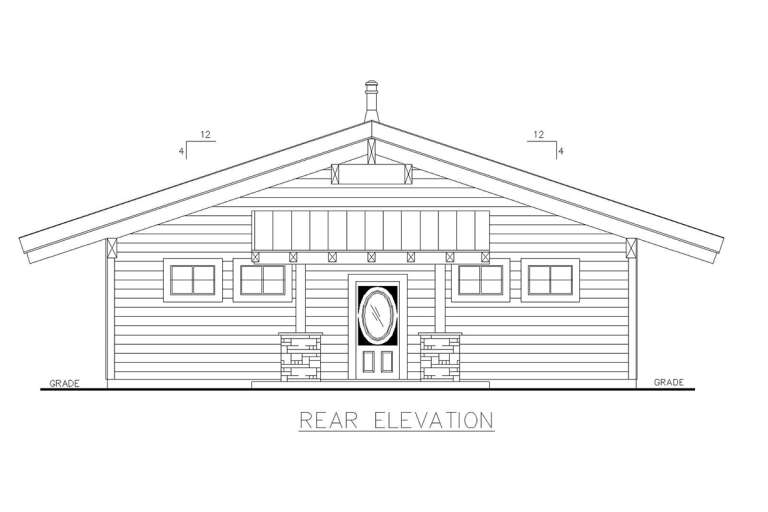 Country House Plan #039-00708 Elevation Photo
