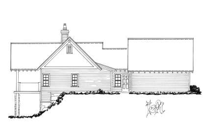 Craftsman House Plan #1907-00061 Elevation Photo