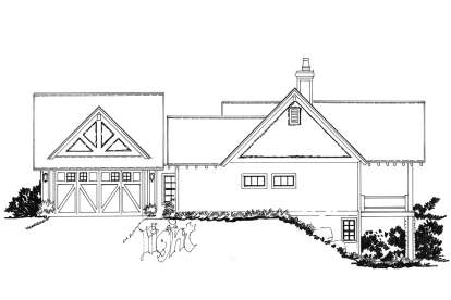 Craftsman House Plan #1907-00061 Elevation Photo