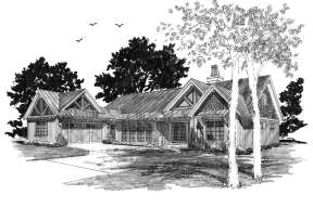 Craftsman House Plan #1907-00061 Elevation Photo