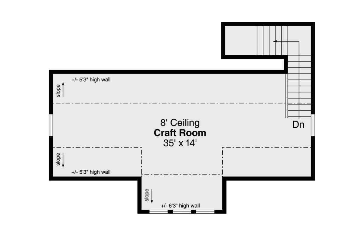 Second Floor for House Plan #035-01042