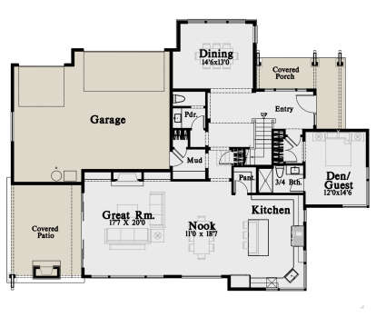 House Plan House Plan #28451 Drawing 1