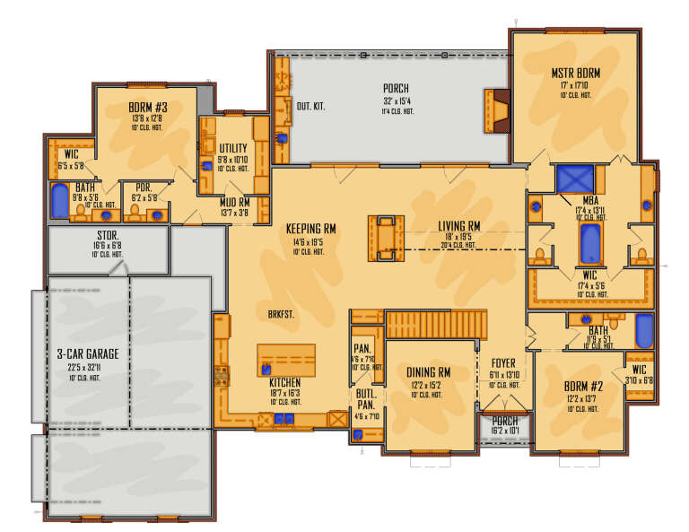House Plan House Plan #28454 Drawing 1