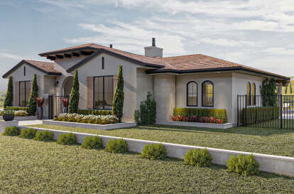 Mediterranean House Plan #963-00727 Elevation Photo