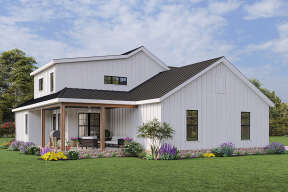 Modern Farmhouse House Plan #009-00324 Elevation Photo