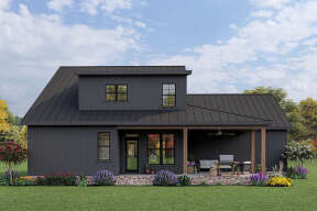 Modern Farmhouse House Plan #009-00324 Elevation Photo