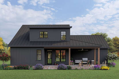 Modern Farmhouse House Plan #009-00324 Elevation Photo