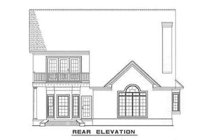 Traditional House Plan #110-00031 Elevation Photo