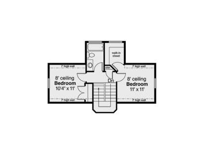 Second Floor for House Plan #035-01044