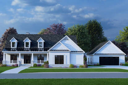 Farmhouse House Plan #8318-00321 Elevation Photo