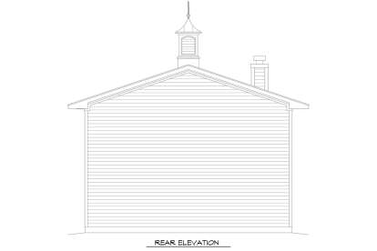 Barn House Plan #940-00707 Elevation Photo