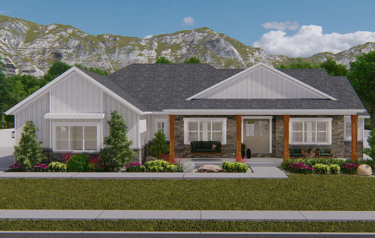 House Plan House Plan #28467 Front Elevation 