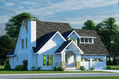 Craftsman House Plan #8318-00322 Elevation Photo