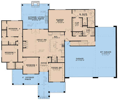 Main Floor  for House Plan #8318-00323