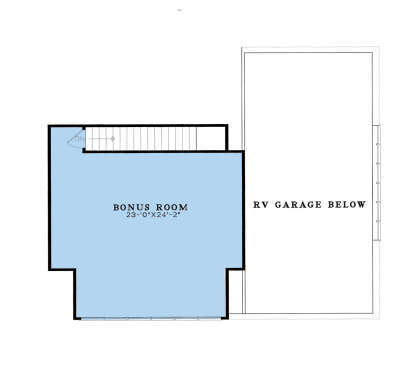 Bonus Room for House Plan #8318-00323
