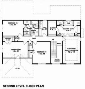 Floorplan 2 for House Plan #053-00439